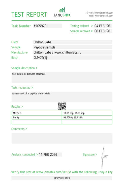 MOTS-C 10mg vial
